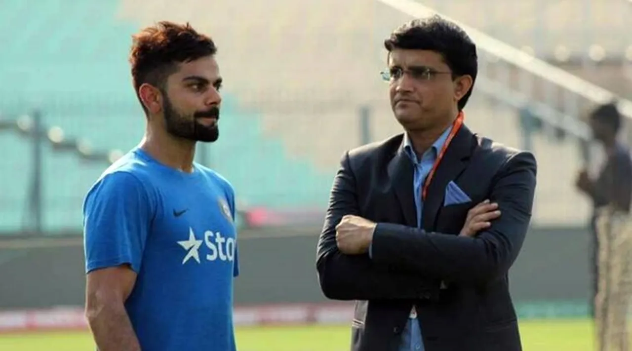 Ganguly, Kohli, Cricket