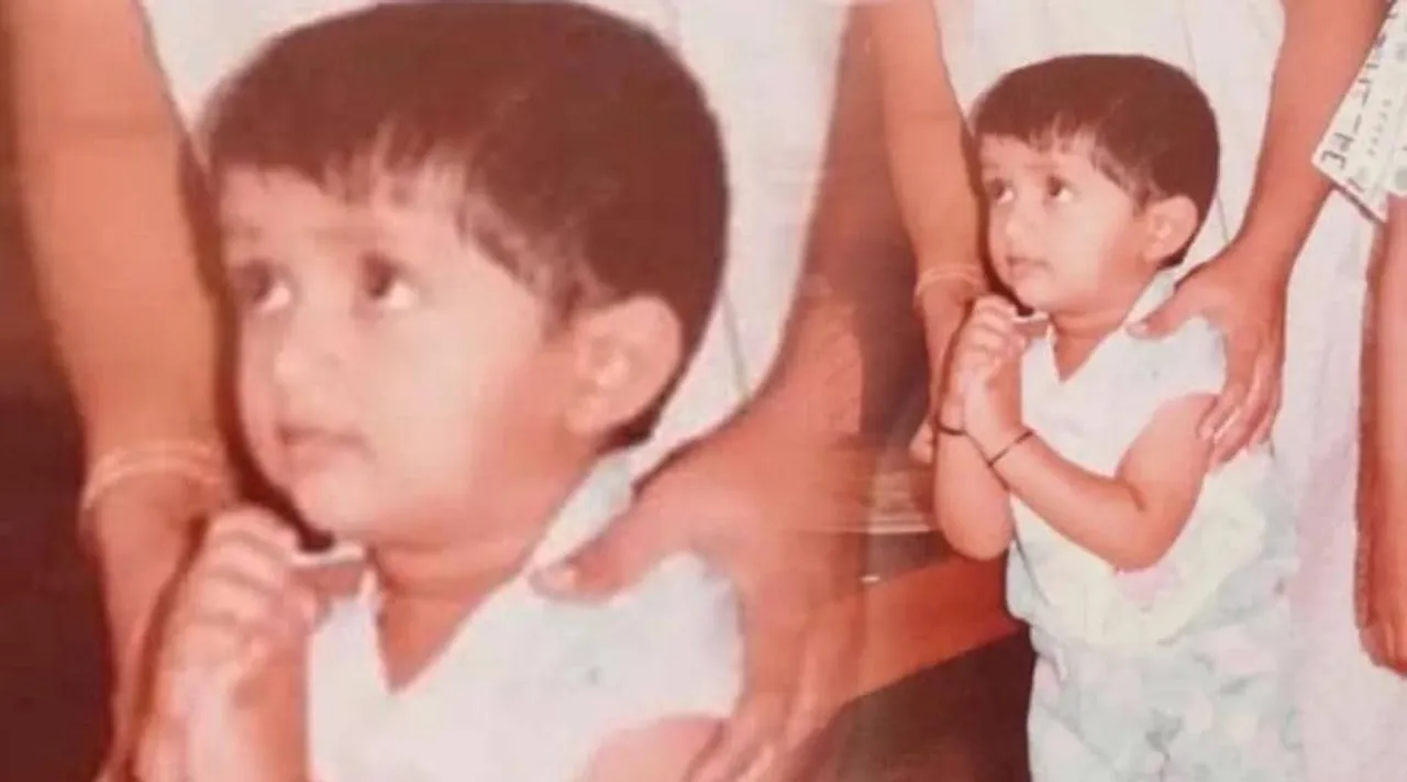 Vineeth Sreenivasan, Dhyan Sreenivasan, Vineeth Sreenivasan childhood photo, Dhyan Sreenivasan childhood photo