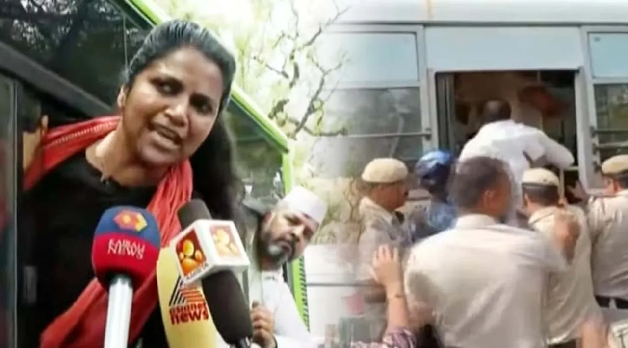 രാഹുൽ ഗാന്ധി ഇ.ഡി ഓഫീസിൽ; എഐസിസി ആസ്ഥാനത്ത് സംഘർഷം, മുതിർന്ന നേതാക്കളടക്കം കസ്റ്റഡിയിൽ