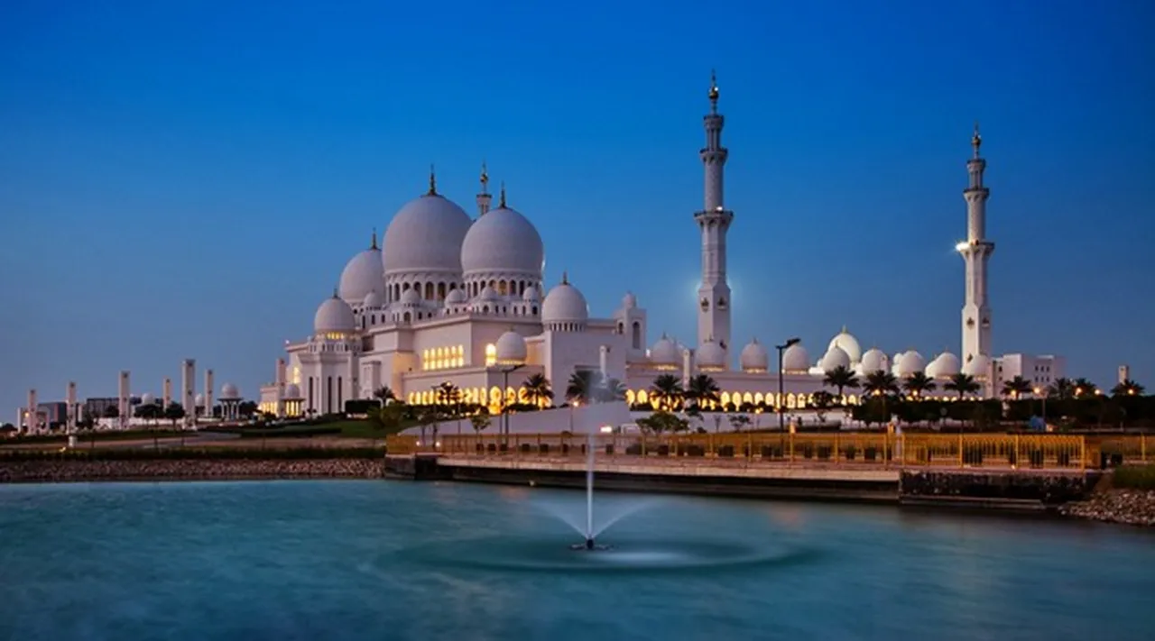 UAE, Abu Dhabi, Sheikh Zayed Grand Mosque
