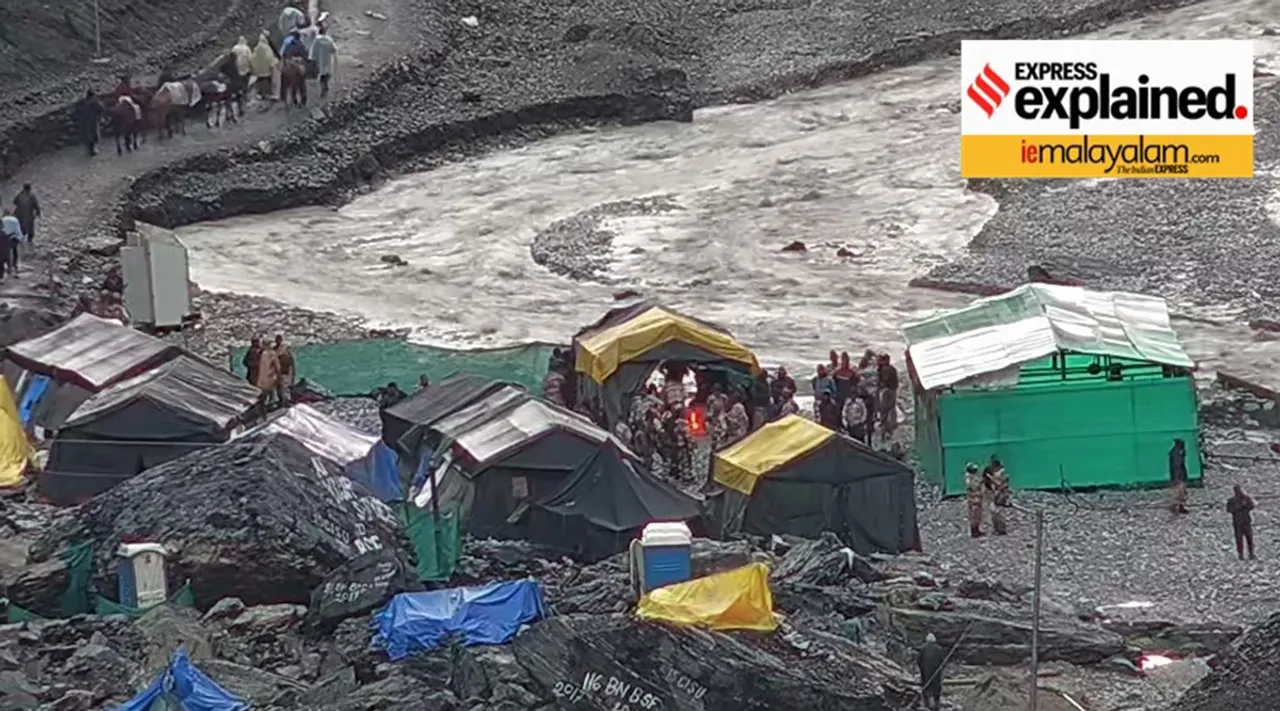 Amarnath, Amarnath cloudburst, What is cloudbursts