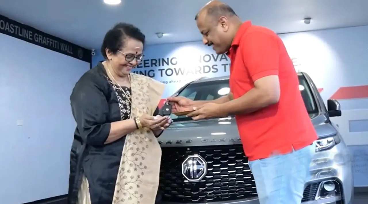 Mallika Sukumaran MG Hector,MG Hector price