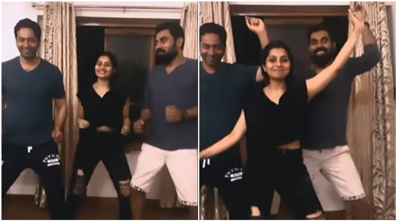 Niranjana Anoop, Suraj Venjaramoodu, Saiju Kurup, Niranjana Anoop Suraj Venjaramoodu Saiju Kurup Dance reels