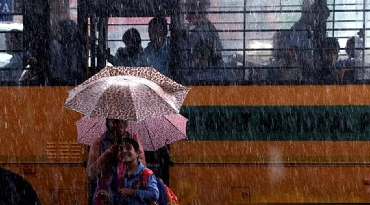 Rain, holiday, school