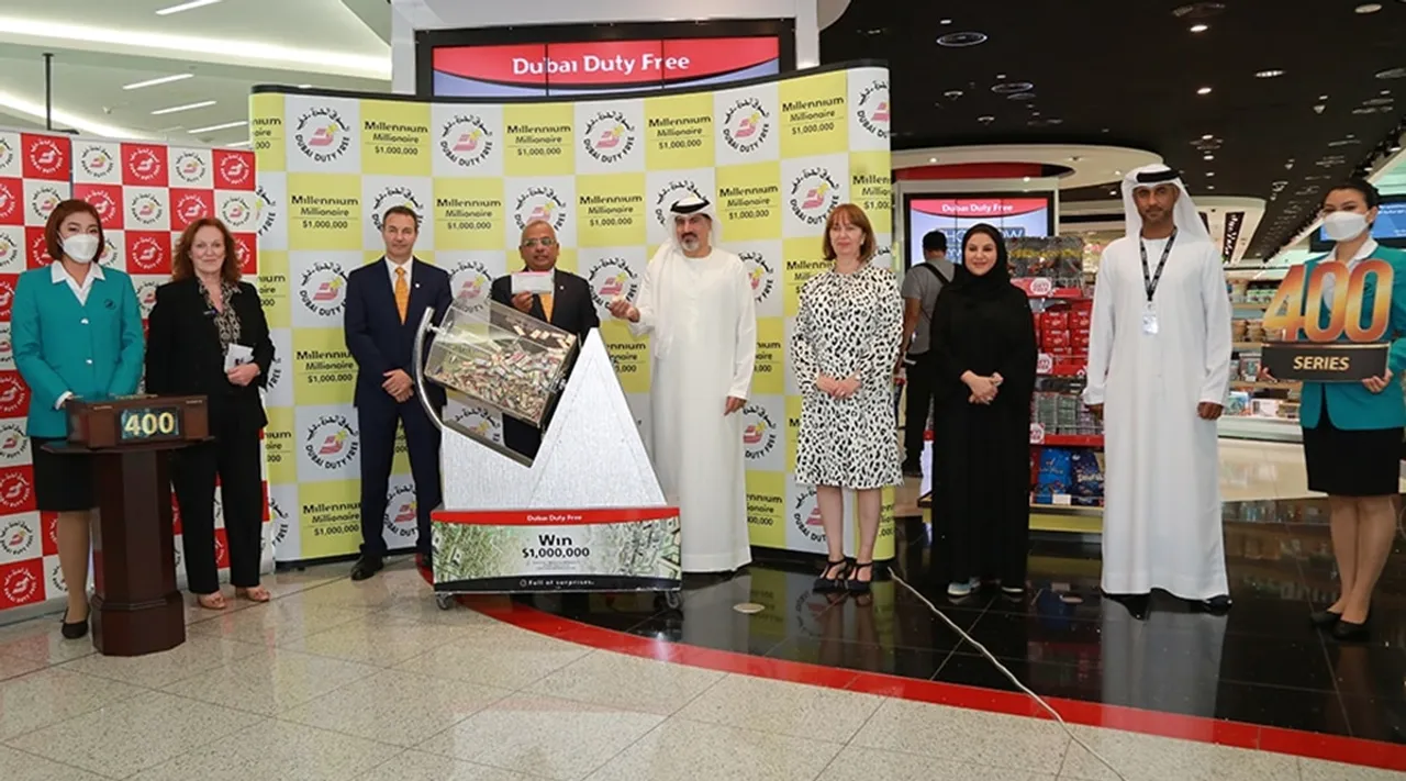 Dubai duty free, Mohammed Nazarudeen, Dubai duty free Millennium millionaire 400 draw