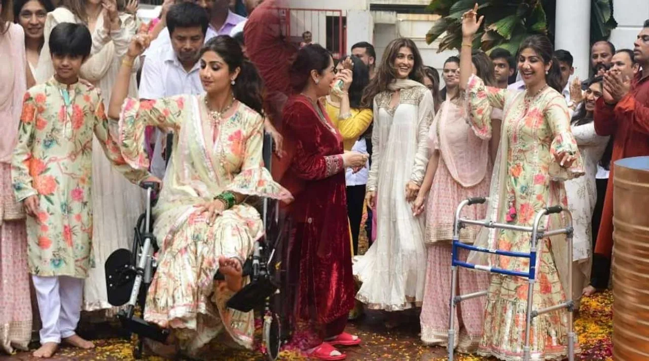 Shilpa Shetty, Ganesh Chaturthi, Ganesh Visarjan, Raj Kundra, Shamita Shetty, Indian Police Force, Bollywood