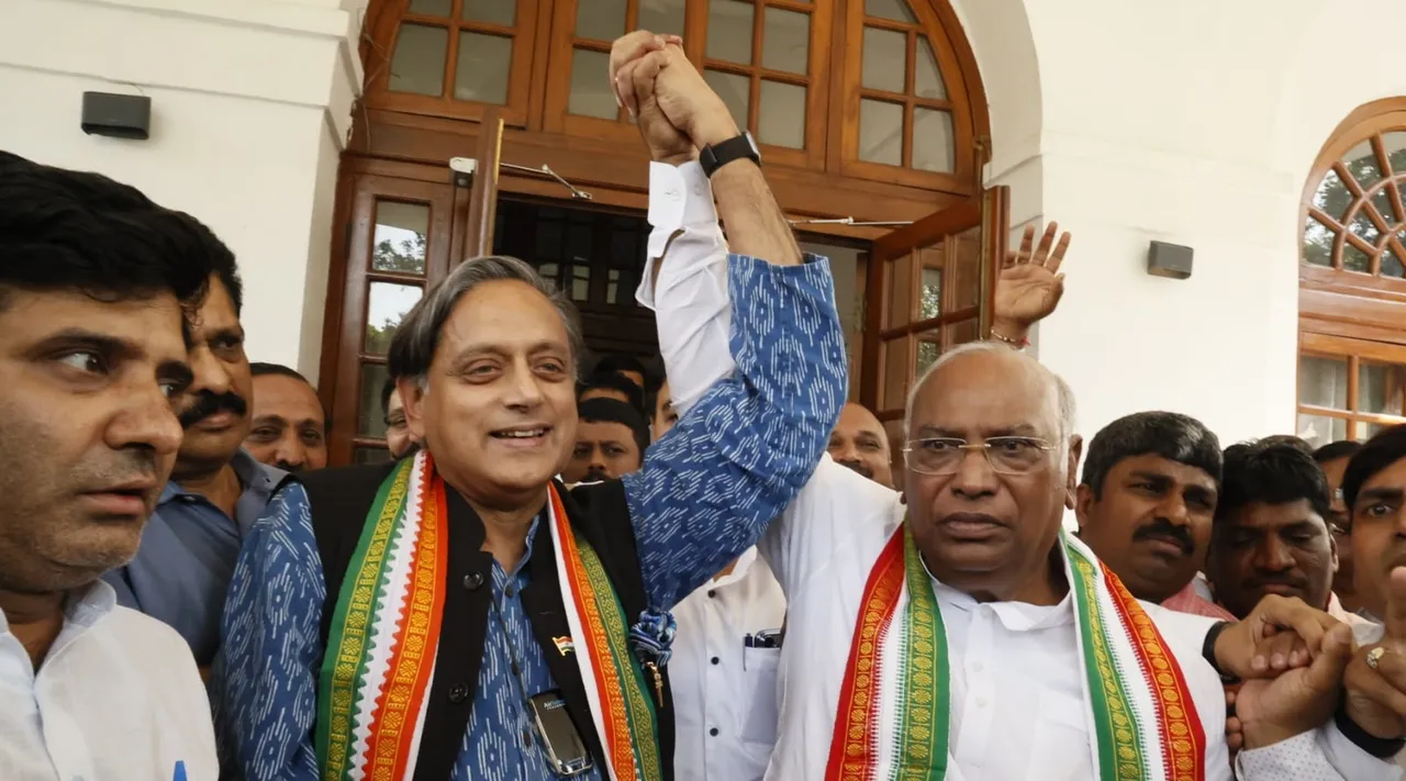 Congress, Sashi Tharoor, Kharge