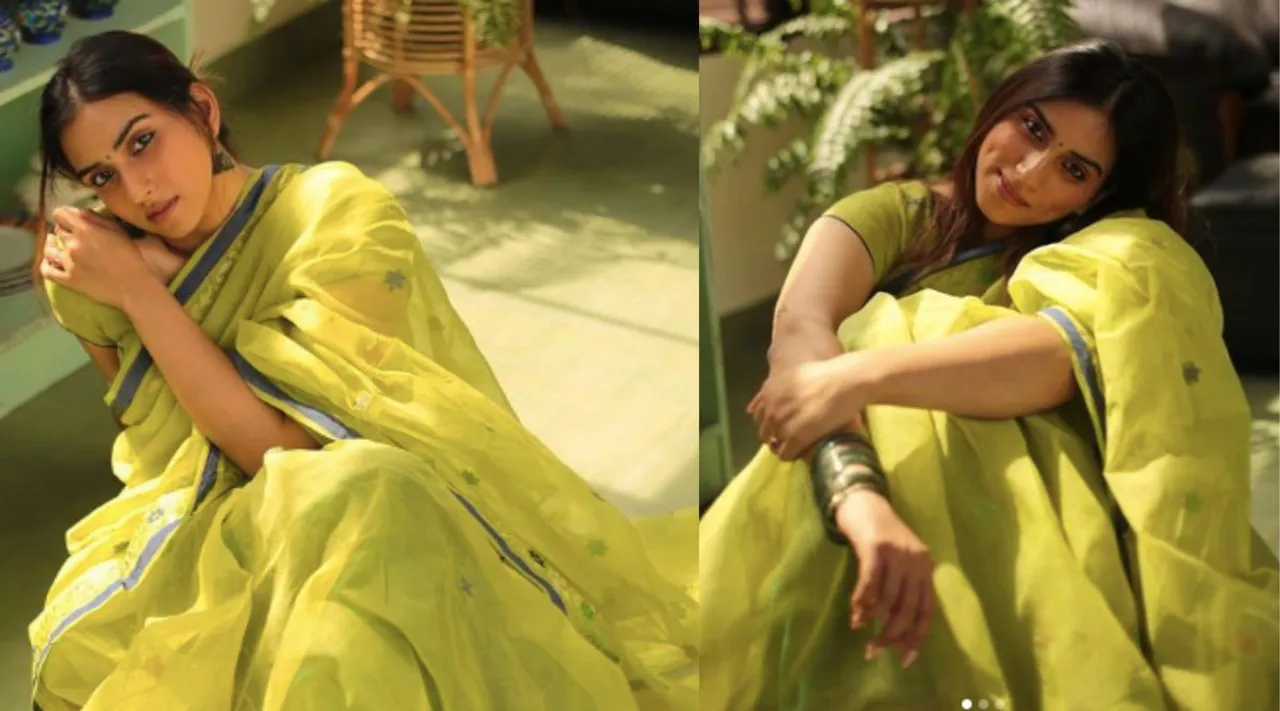 ചക്കി കൂടുതല്‍ സുന്ദരിയായിരിക്കുന്നു; സാരിയില്‍ തിളങ്ങി മാളവിക