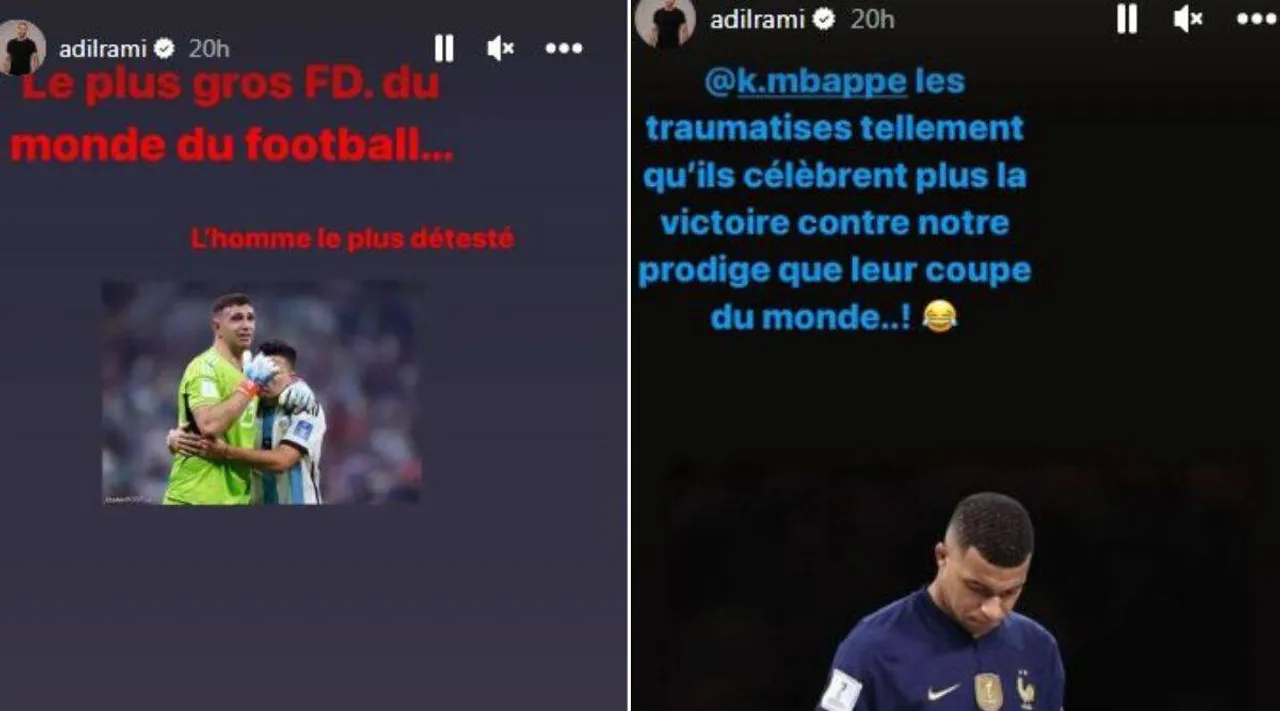 'ലോകത്തില്‍ ഏറ്റവും വെറുക്കപ്പെട്ടവന്‍'; എംബാപെയെ കളിയാക്കിയ എമി മാര്‍ട്ടിനസിനെതിരെ ഫ്രെഞ്ച് താരം