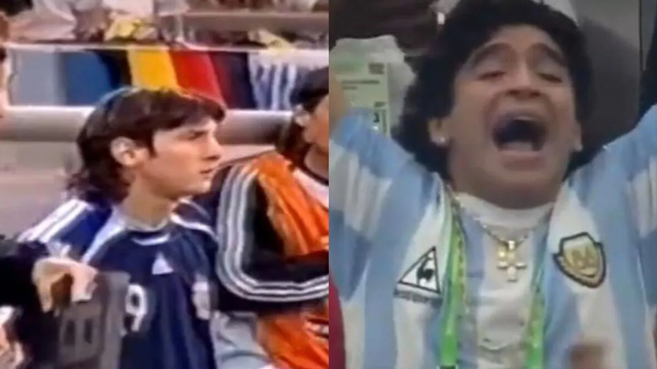 Messi, Maradona, Video