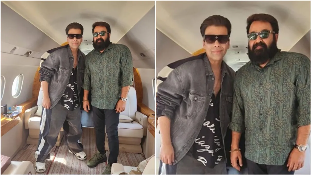 Mohanlal, karan johar, Supriya, Prithviraj, Mohanlal Karan Johar
