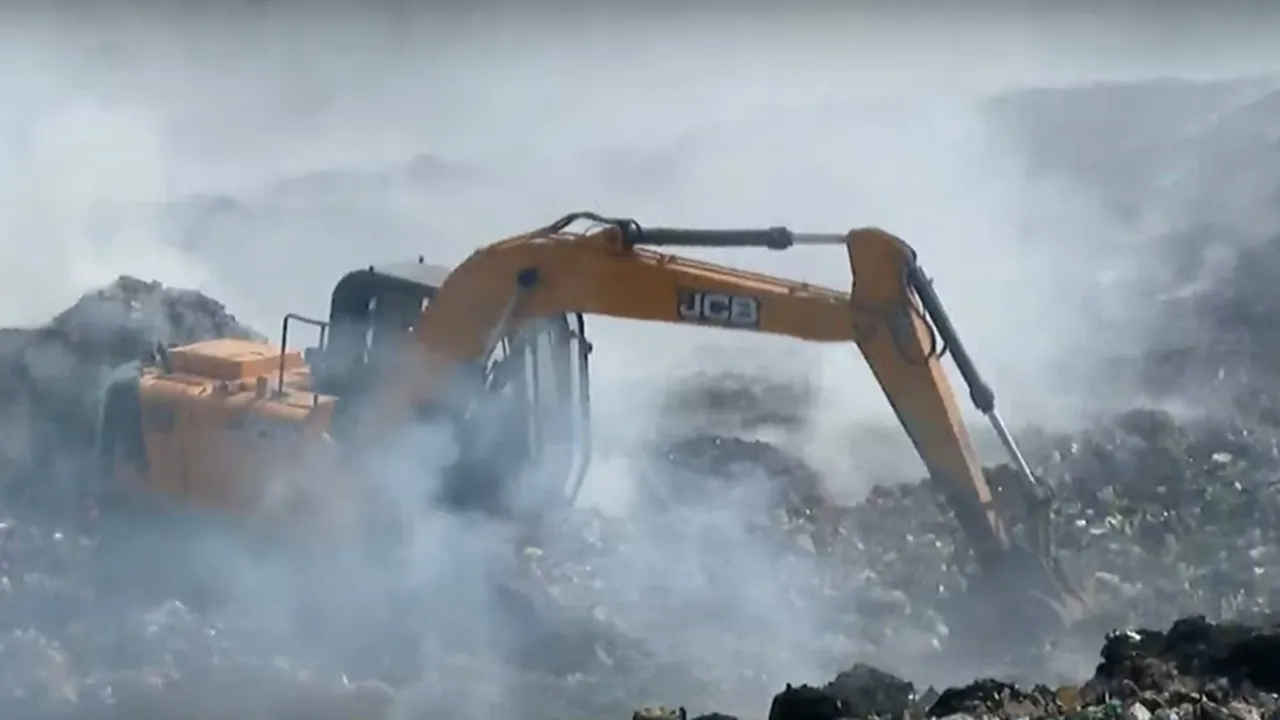 Brahmapuram Waste Plant, Fire, IE Malayalam