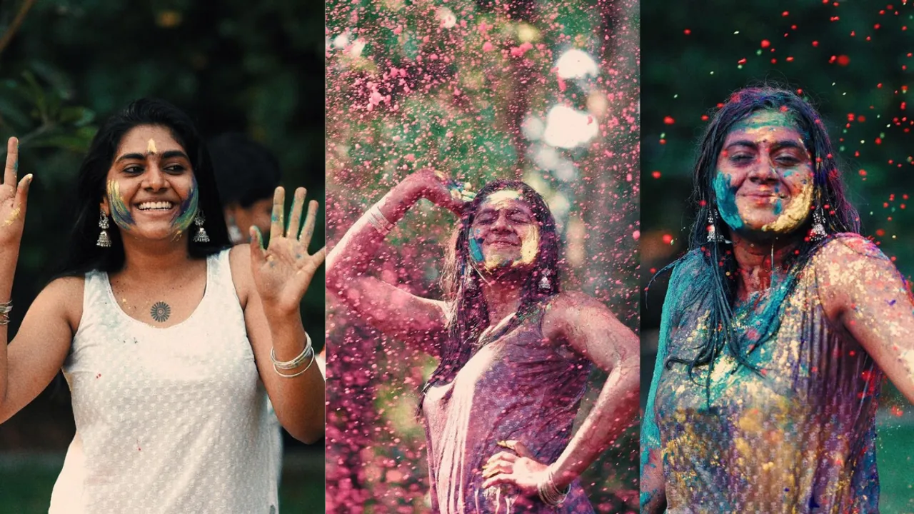 Nimisha Sajaya, Actress, Holi celebration