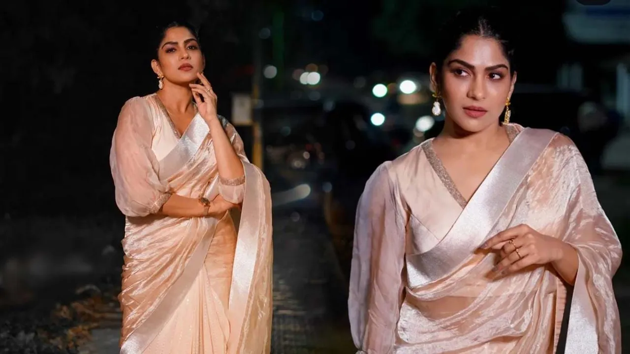 Swasika, Actress, Saree look