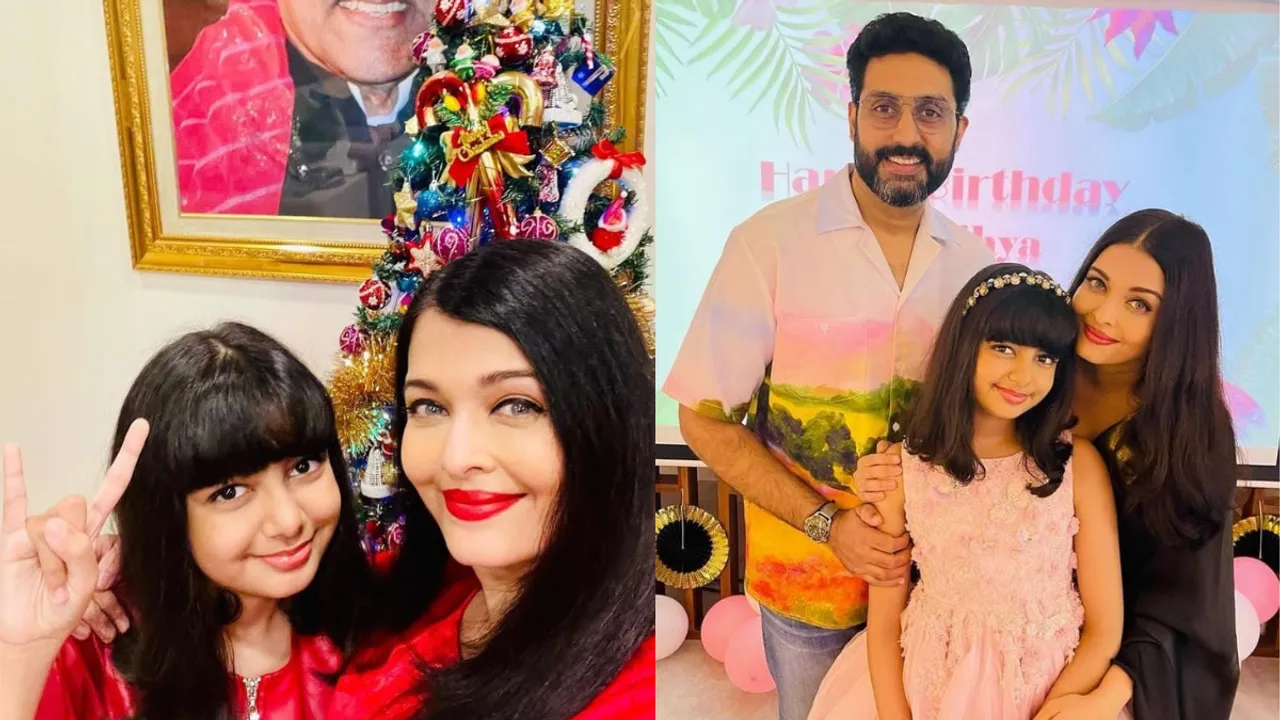 Aaradhya Bachchan, Abhishek Bachchan, Aishwarya Rai