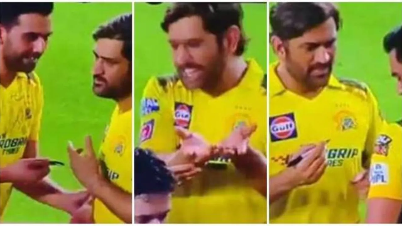 MS Dhoni, Chahar