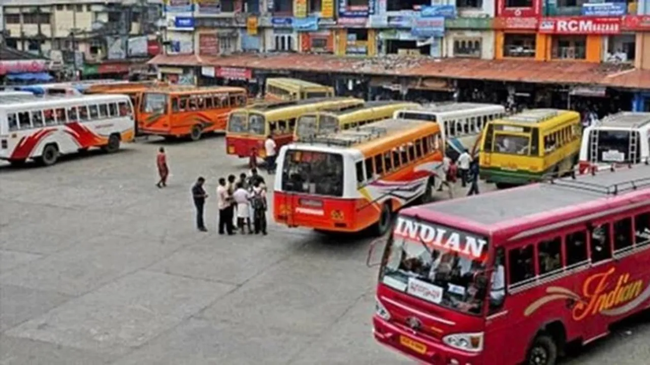 private bus, kerala, ie malayalam