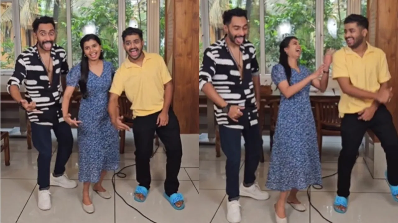 Rinosh George| Junaiz| Rinosh George Junaiz dance video|റിനോഷ് ജോർജ്| ജുനൈസ്| പാർവതി ബാബു