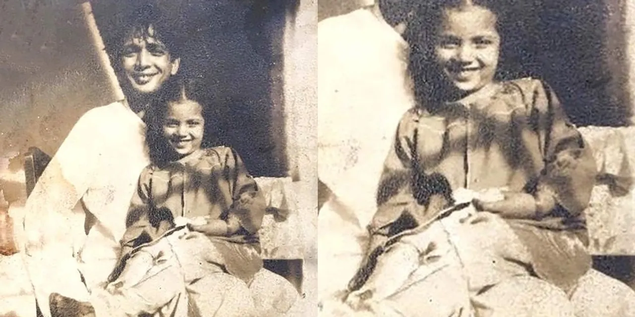 Shabana Azmi | Shabana Azmi childhood photo
