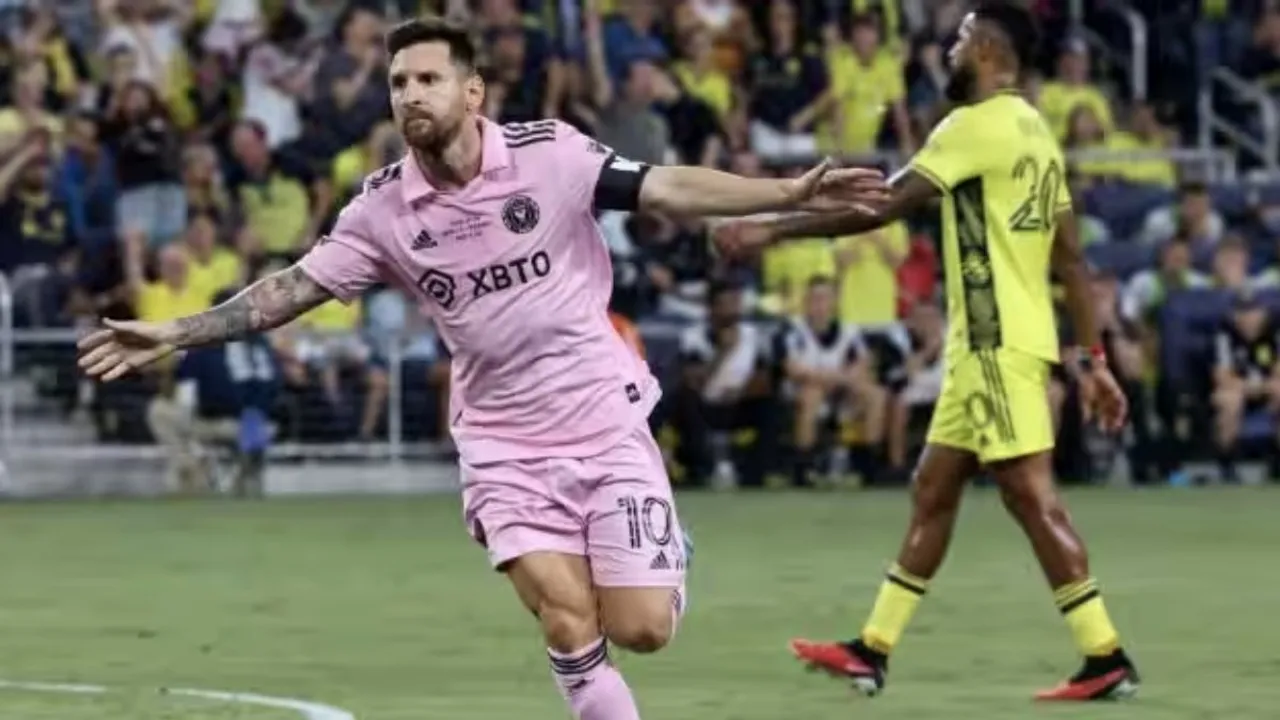 Lionel Messi, Leagues Cup final, Lionel Mess goal, Lionel Messi goal in Leagues Cup, Inter Miami vs Nashville SC, Major League Soccer, MLS news, Lionel Messi news, Lionel Messi goal