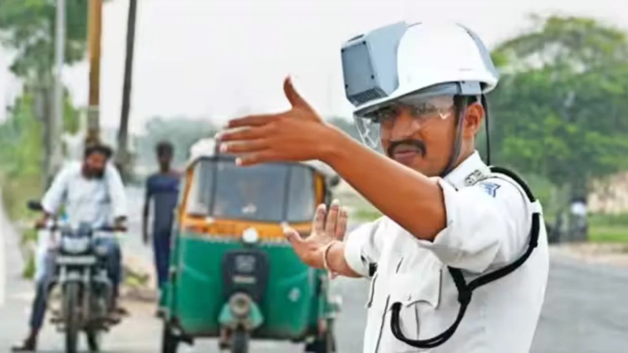traffic|ac helmet|ahamedabad
