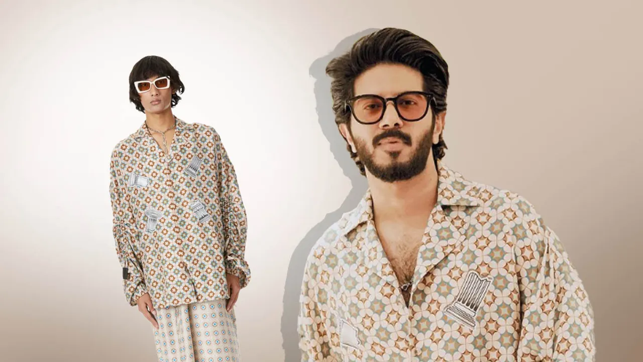 Dulquer Salmaan | Broken Column Retro Tile Shirt Price