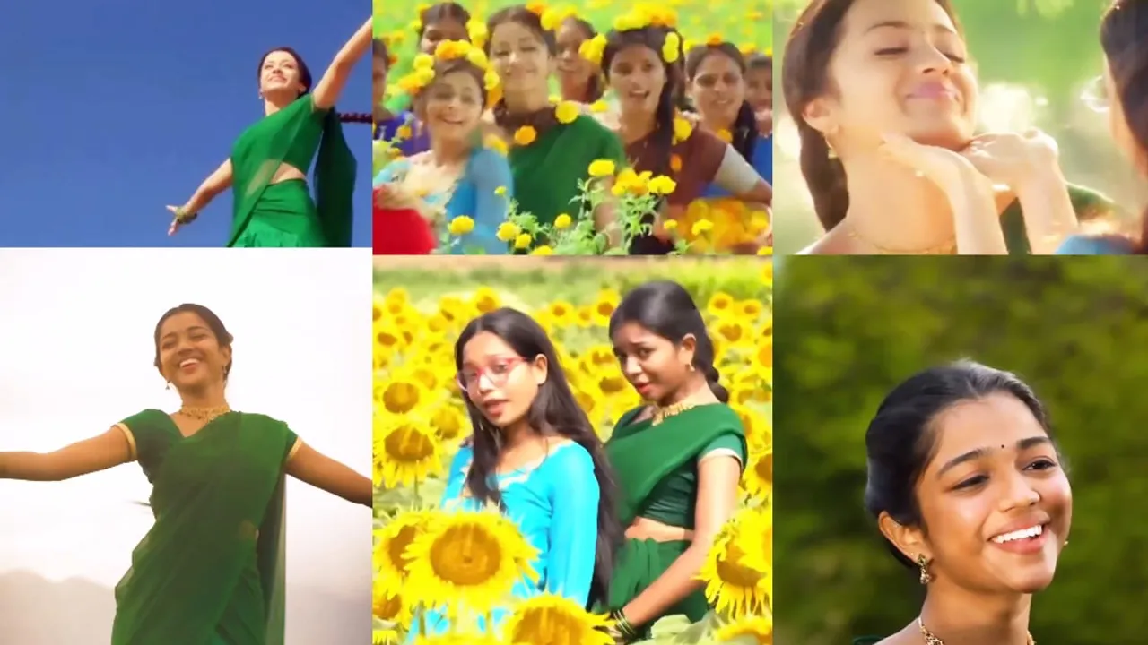 Amala Shaji | Amala Shaji viral video | Amala Shaji recreates Something Something Unakkum Enakkum Pooparikka Neeyum Song video