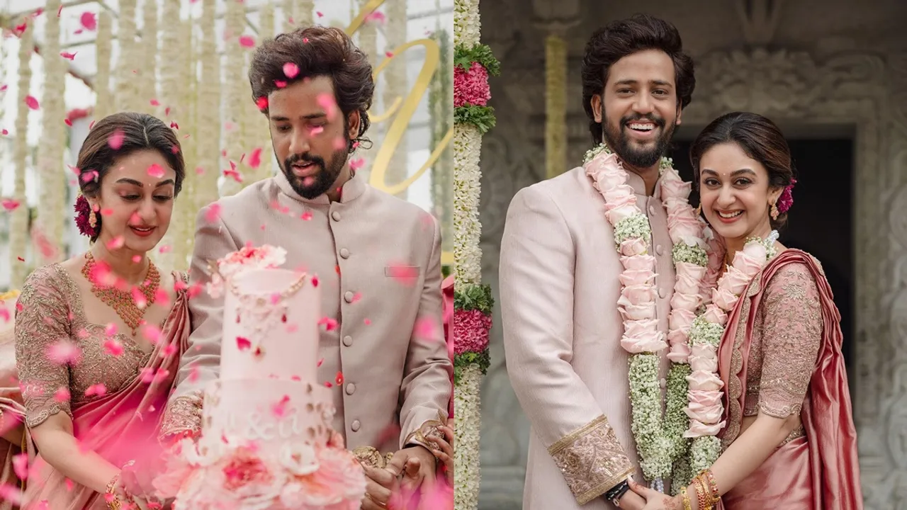 Aishwarya Arjun | Aishwarya Arjun engagement photos | Arjun Sarja daughter Aishwarya Arjun engagement photos | Umapathy Ramaiah Aishwarya Arjun engagement photos