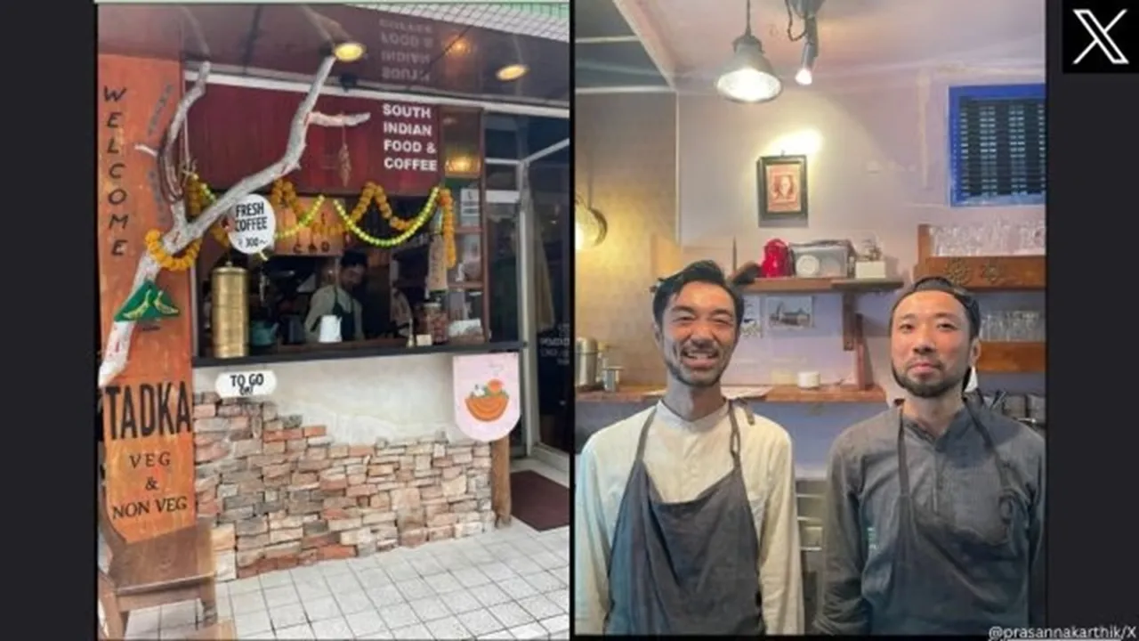 South Indian restaurant in Japan Kyoto run by Japanese | This South Indian restaurant serving authentic dosa and idli in Kyoto is run by 2 Japanese men | Japan men run south Indian restaurant in Japan | Tadka restaurant in Japan