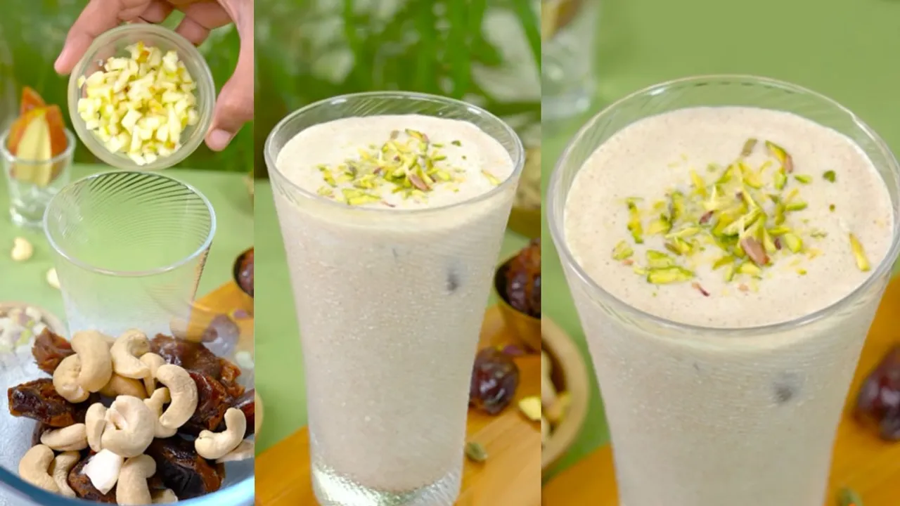 Apple Dry Fruit Smoothie