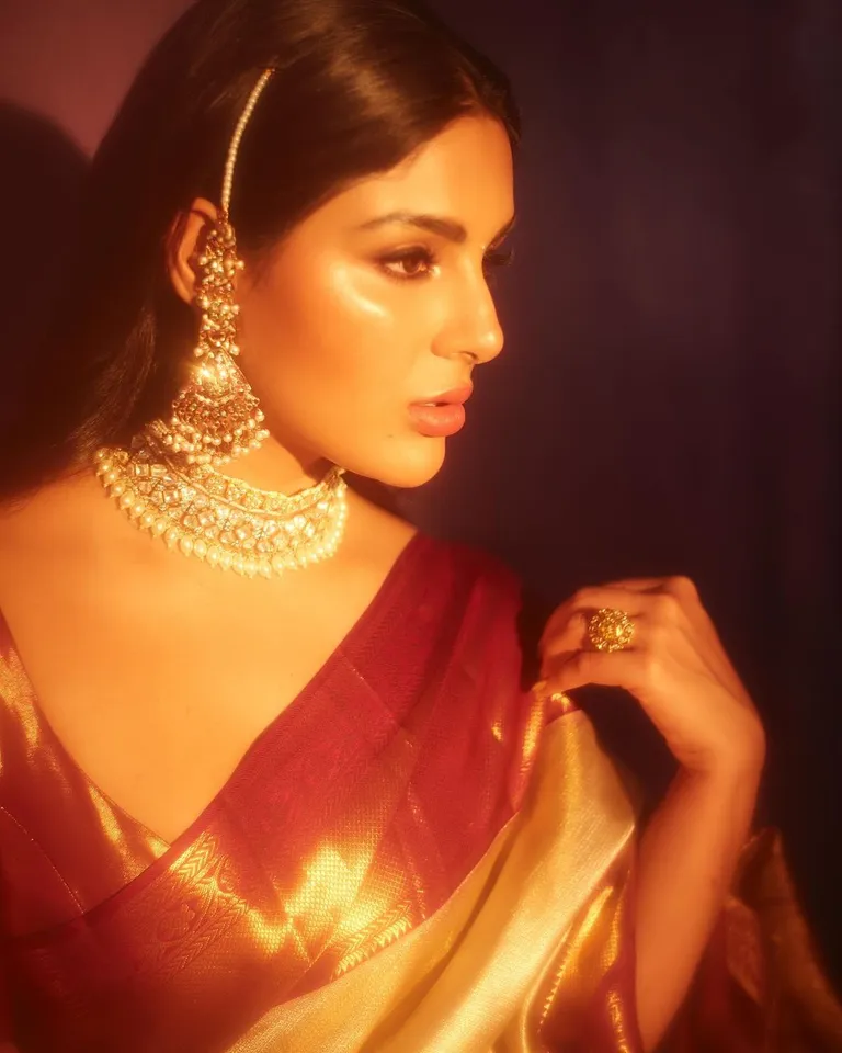 Samyuktha In Bridal Saree 