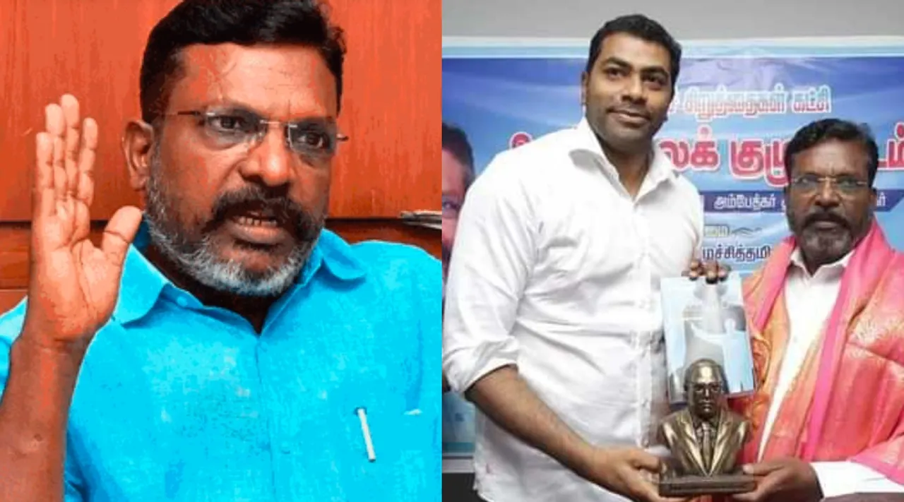 Aadhav Arjuna removed from VCK Thirumavalavan Tamil News