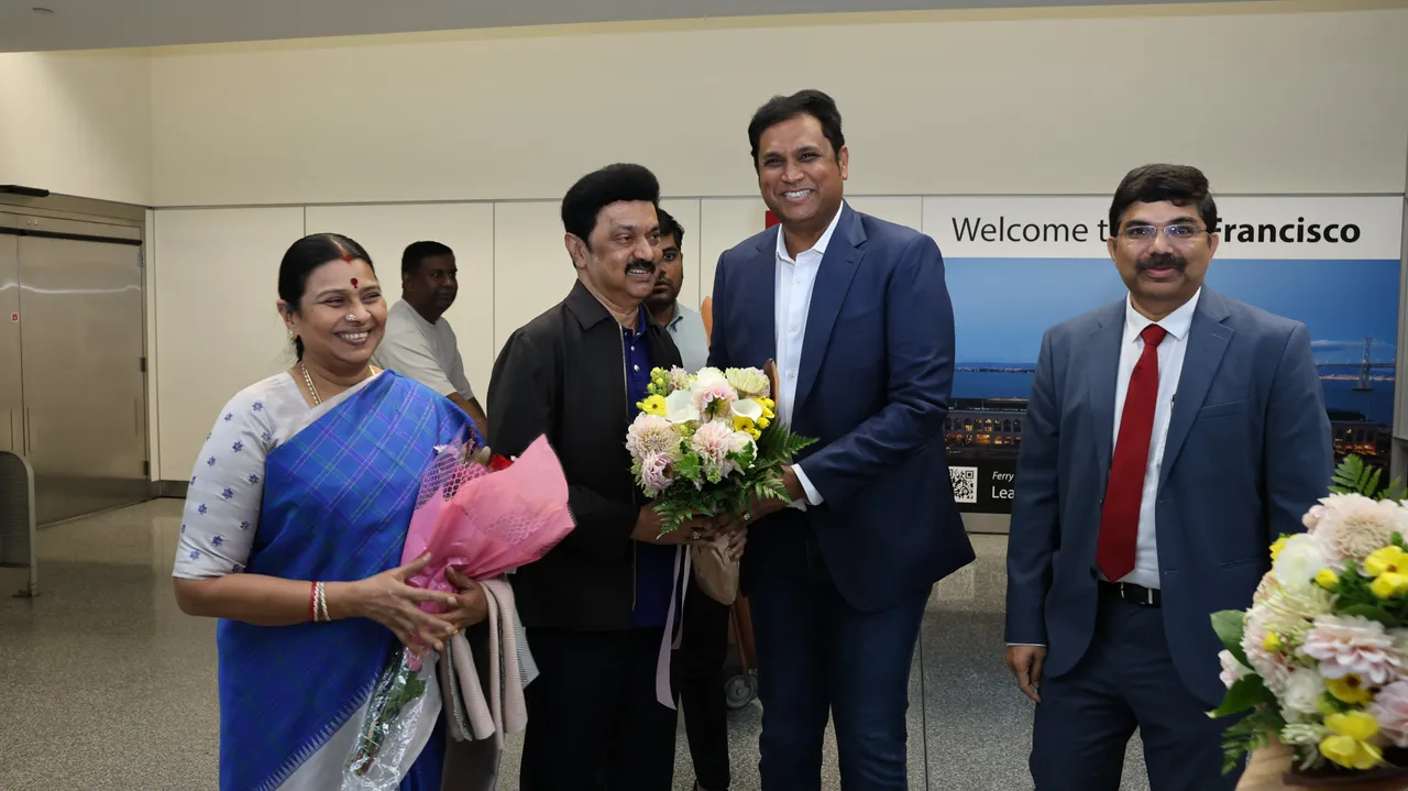 cm mk stalin usa visit 