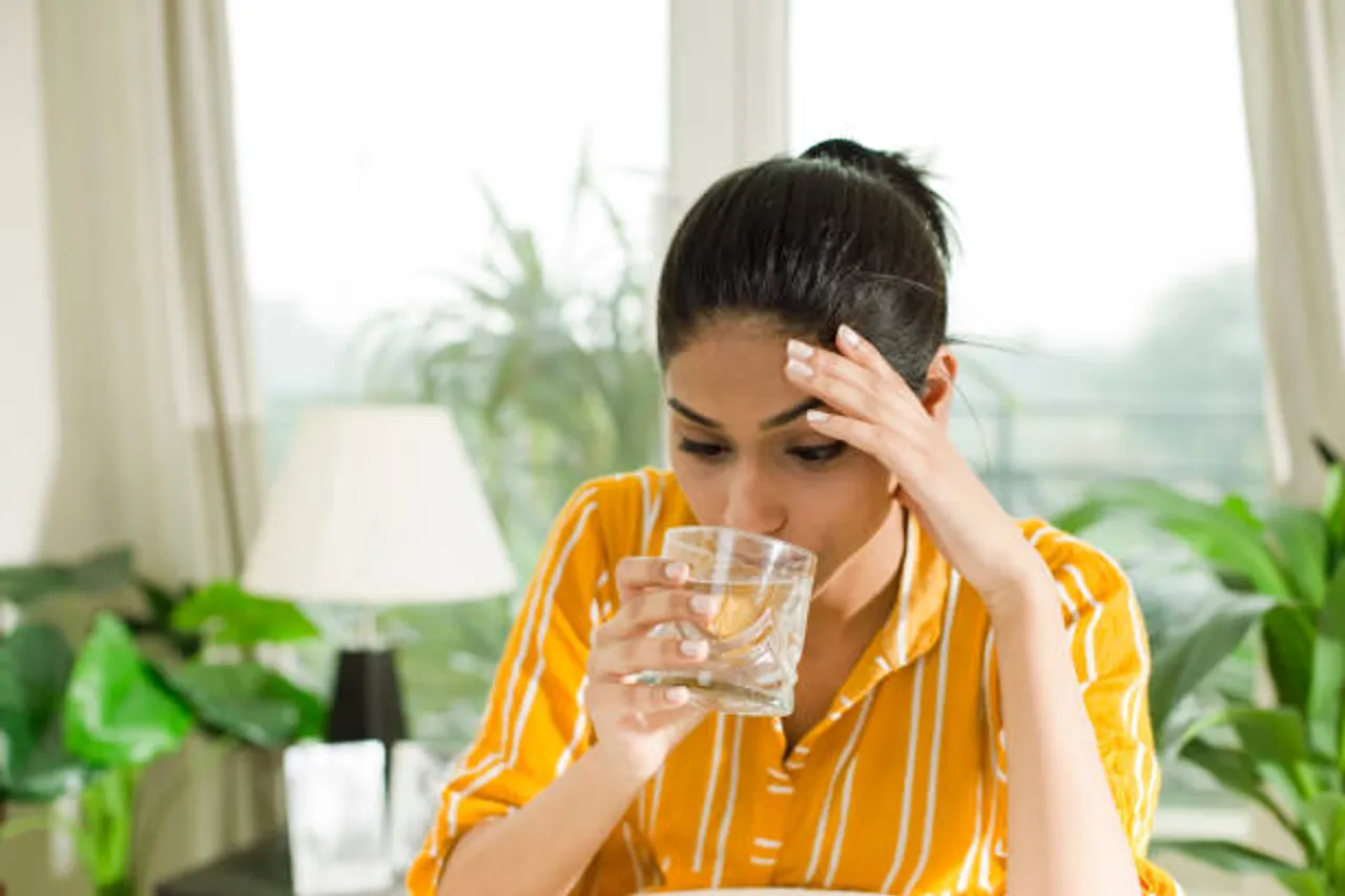 drinking water