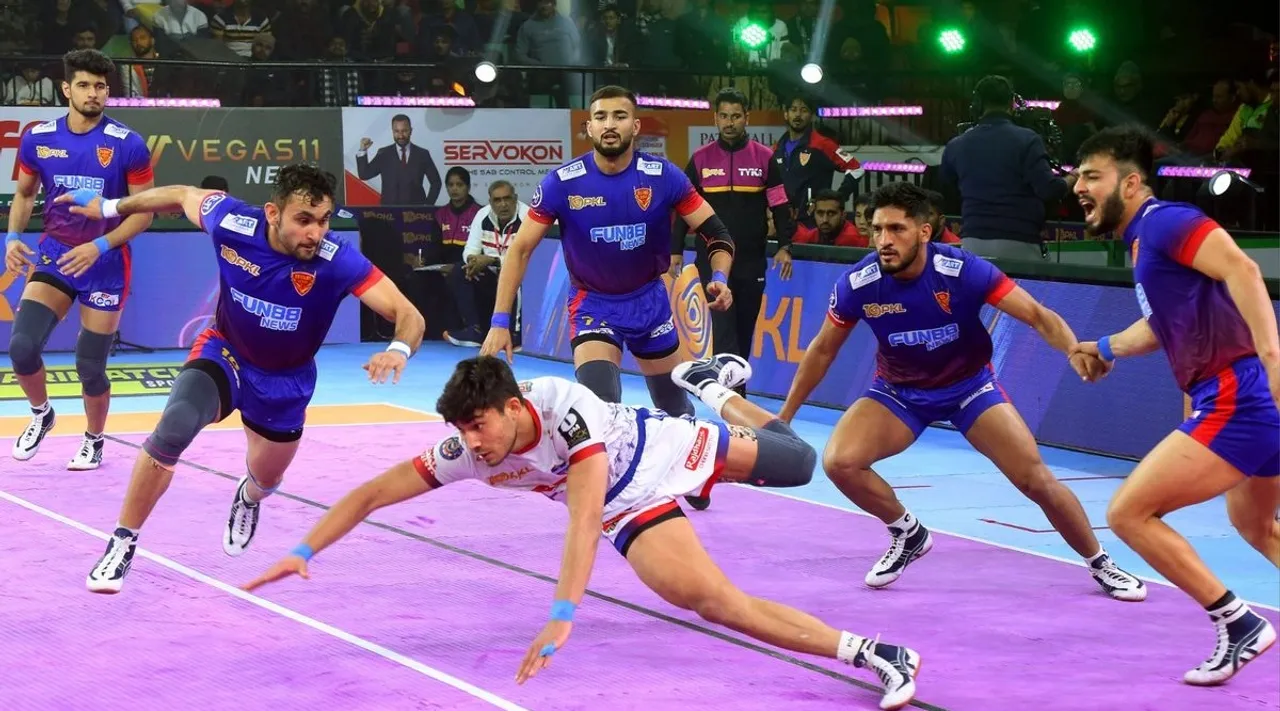 UP Yoddhas vs Dabang Delhi KC PKL 11 match 7 results in tamil 