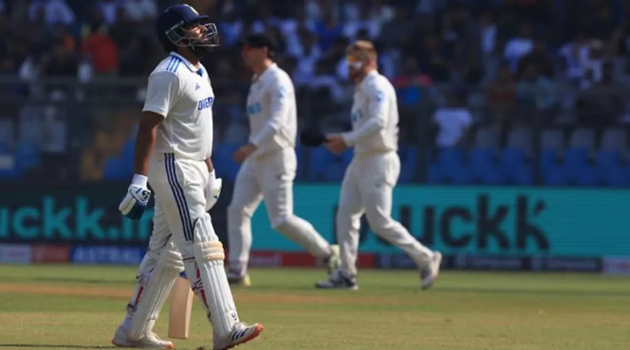 Rohit Sharma out