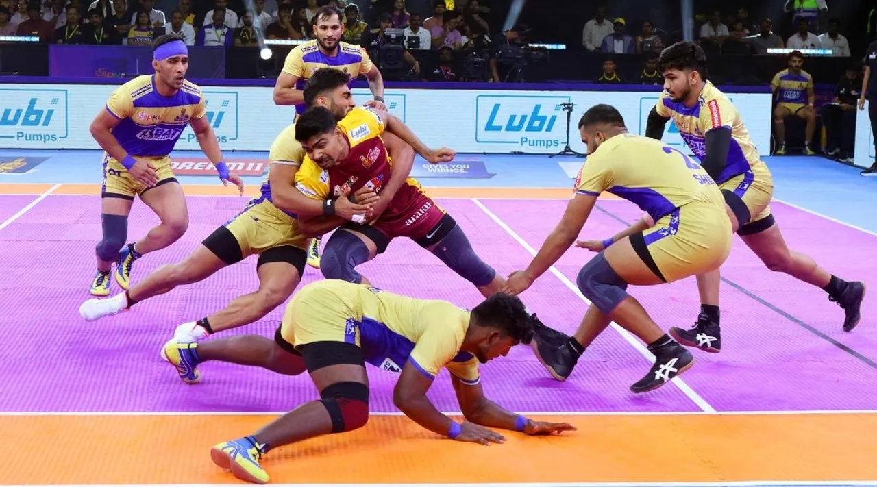 Tamil Thalaivas vs U Mumba Match 54 PKL Season 11 results in Tamil 