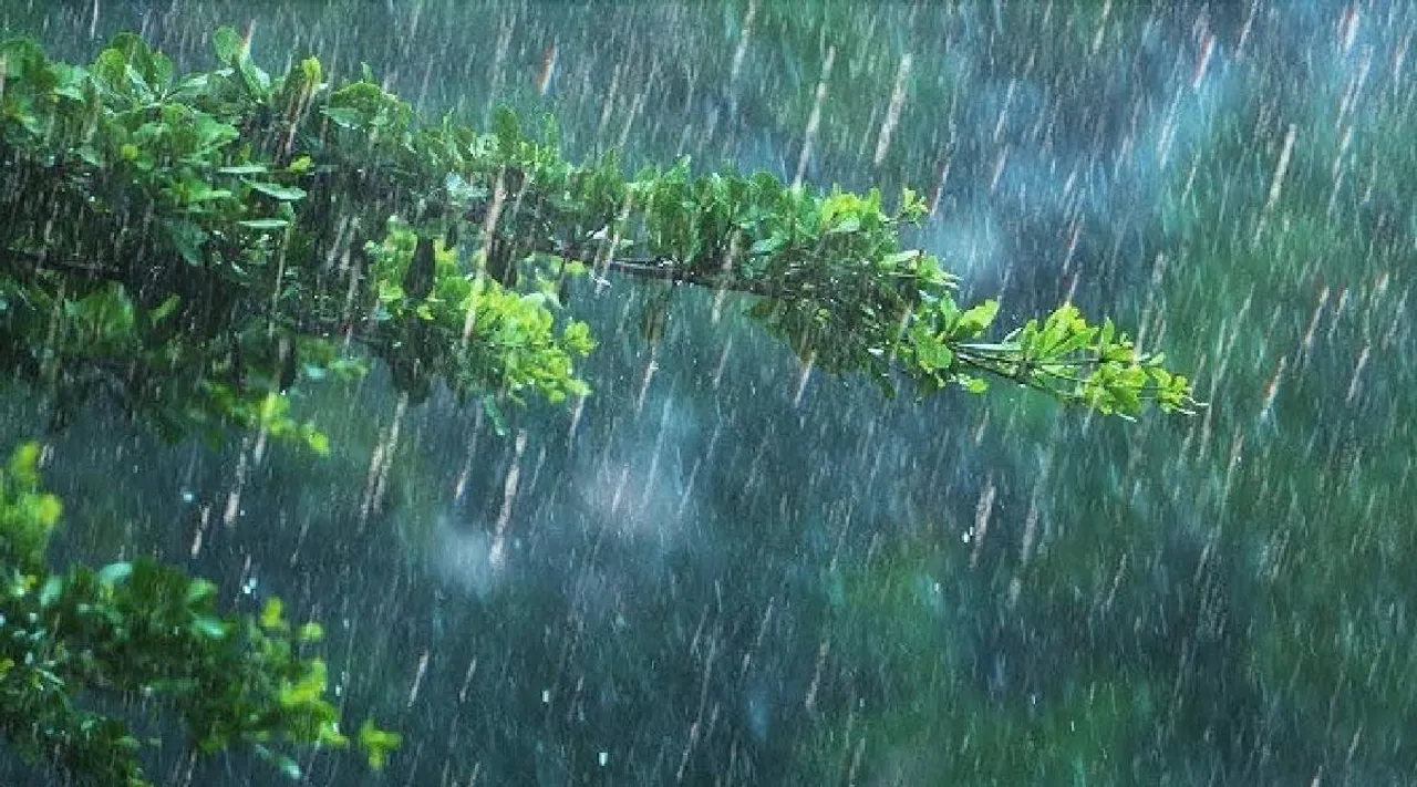 Raining