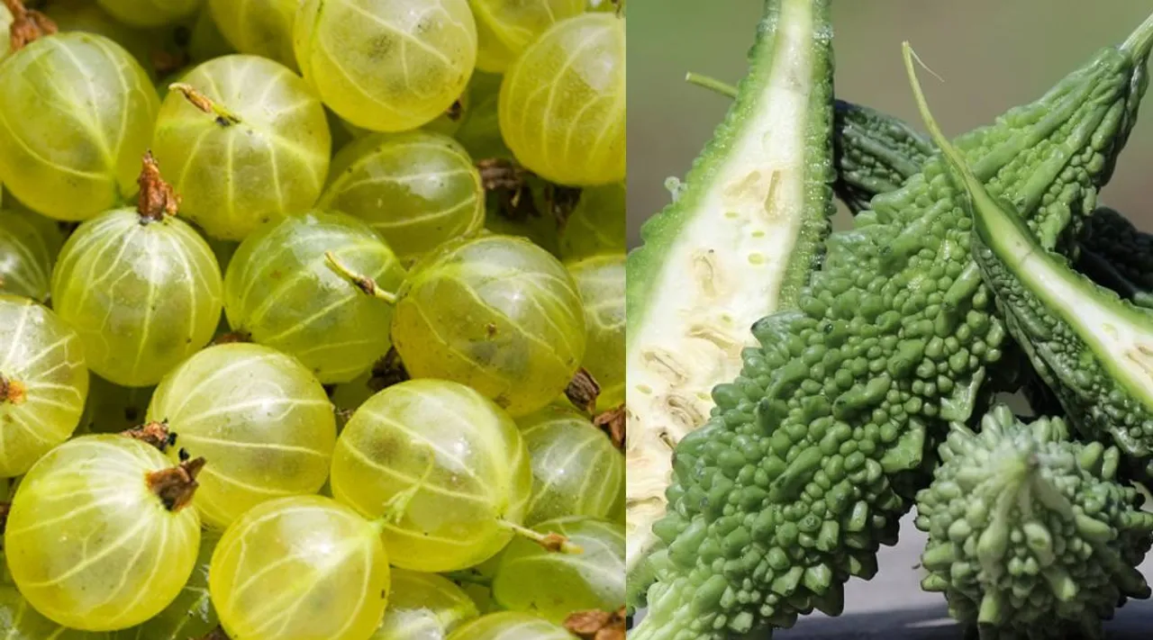 Gooseberry and bitter gourd