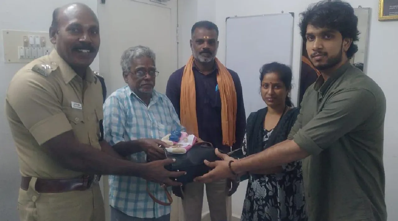  chennai Porur Rs 3 lakh worth Jewel bag returned to family Tamil News