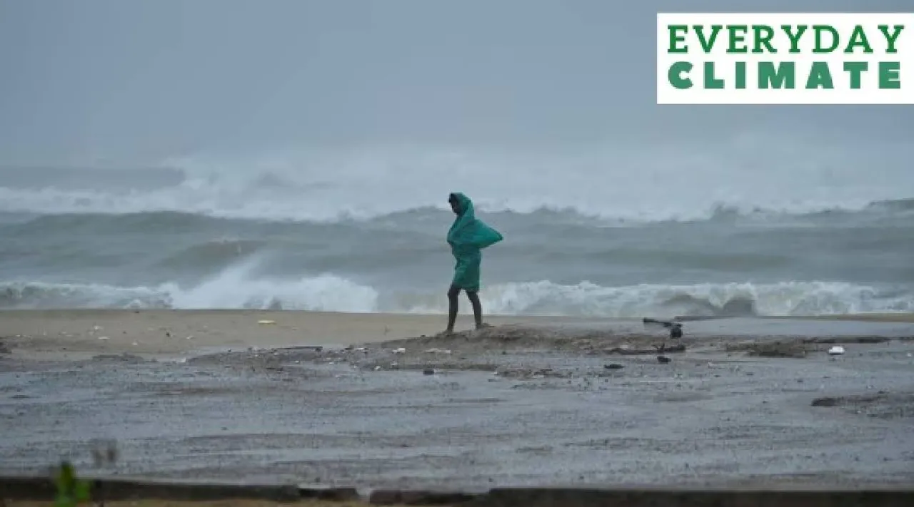 Landfall of cyclone3