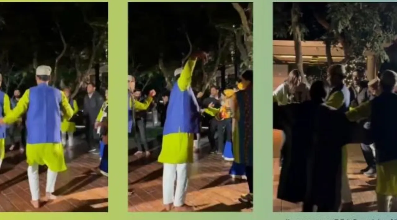 MS Dhoni dancing to Pahadi song with wife Video goes viral Tamil News