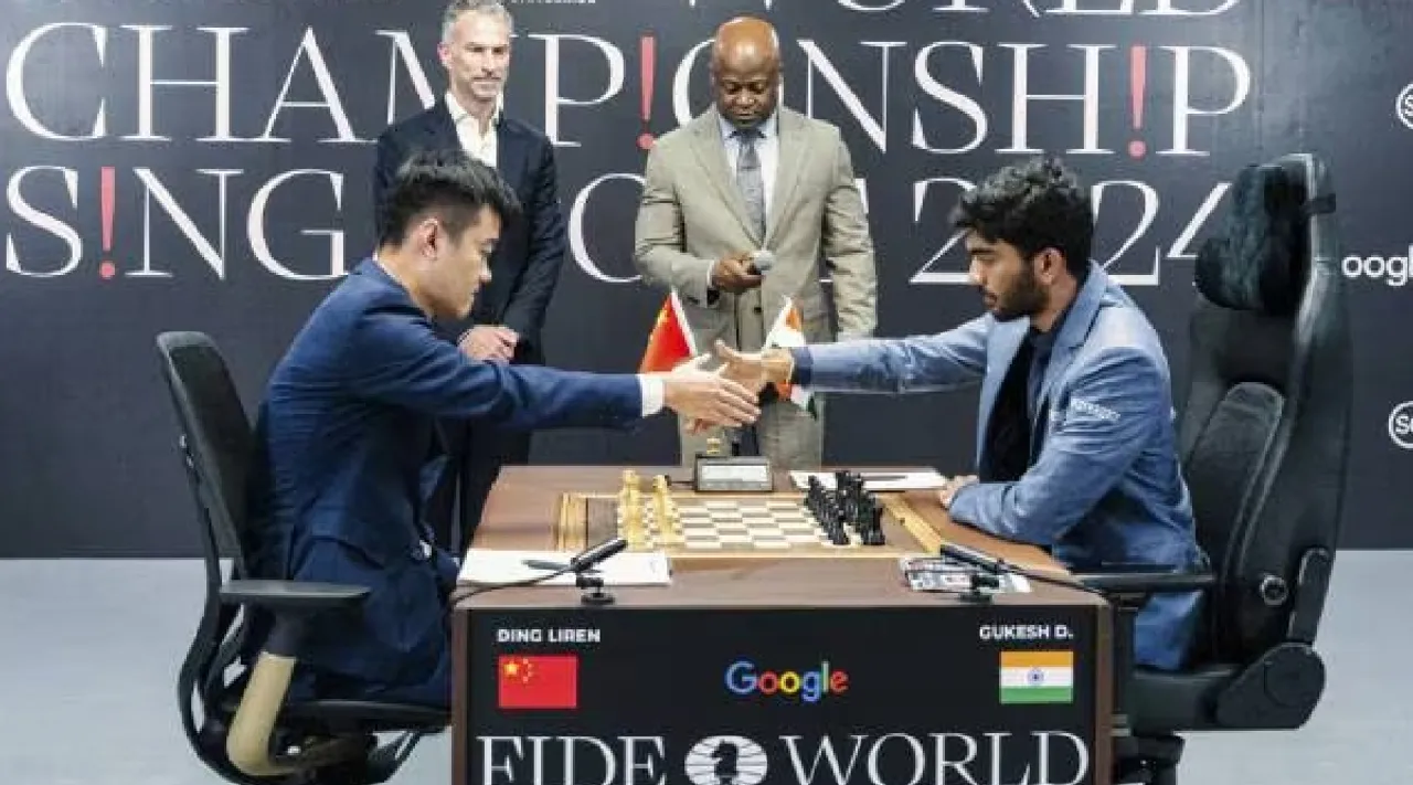 World Chess Championship Ding Liren vs D Gukesh Game 7 draw Tamil News 