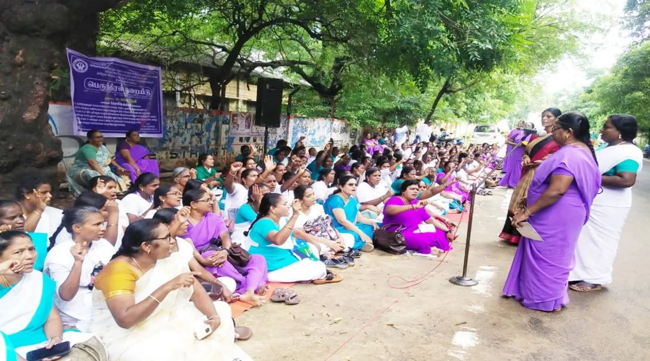 nurse protest