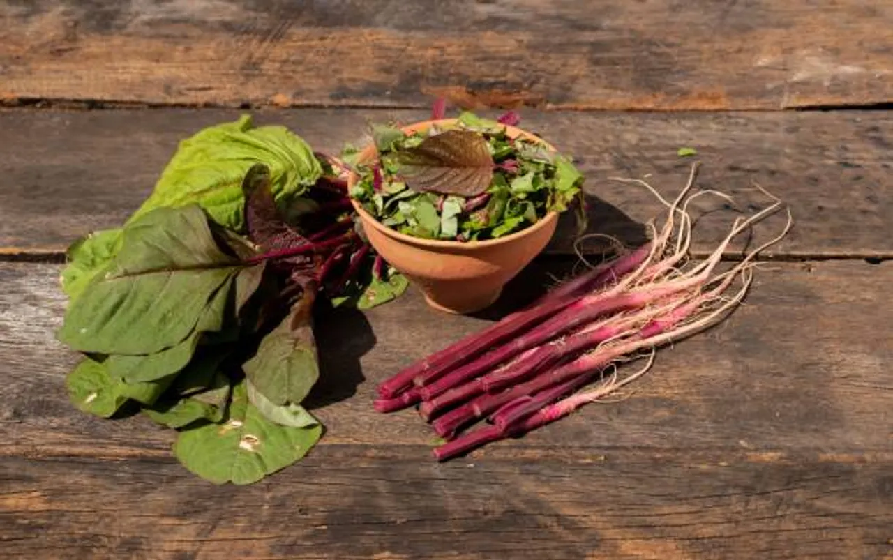 amaranth leaves