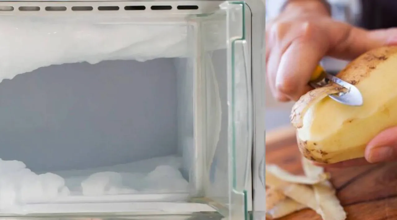 Potato and fridge