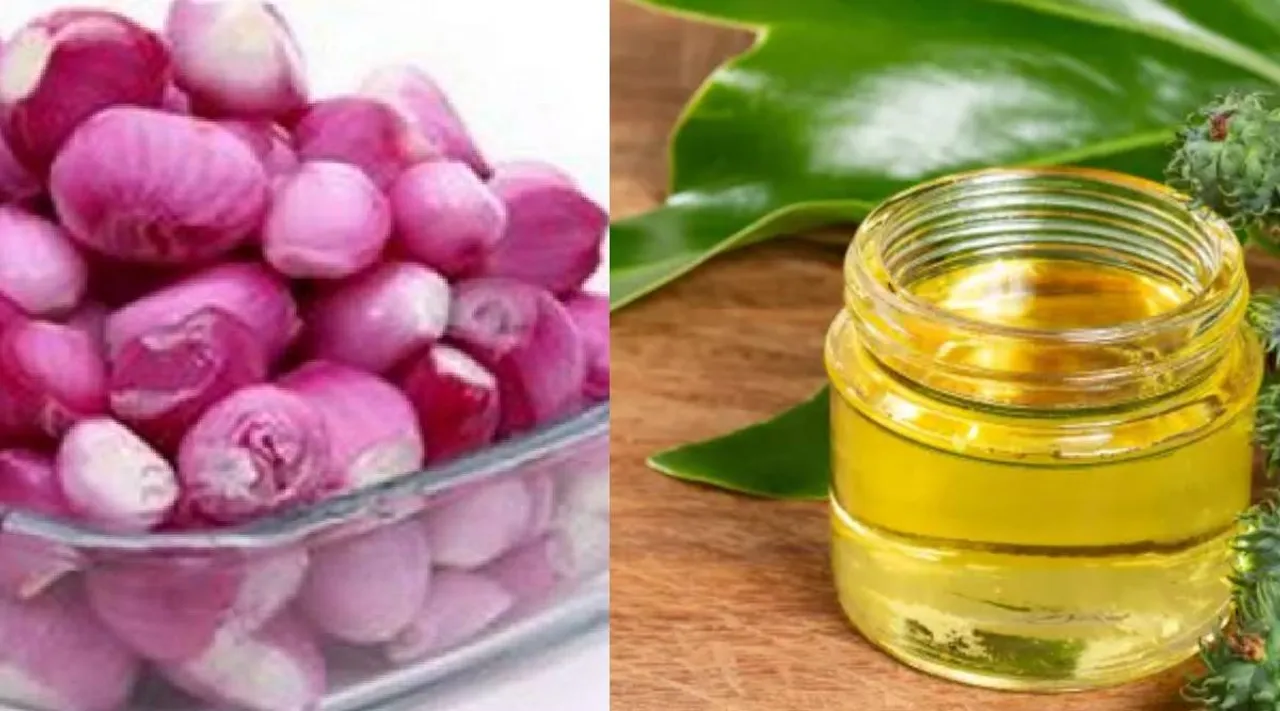 Castor oil and onion