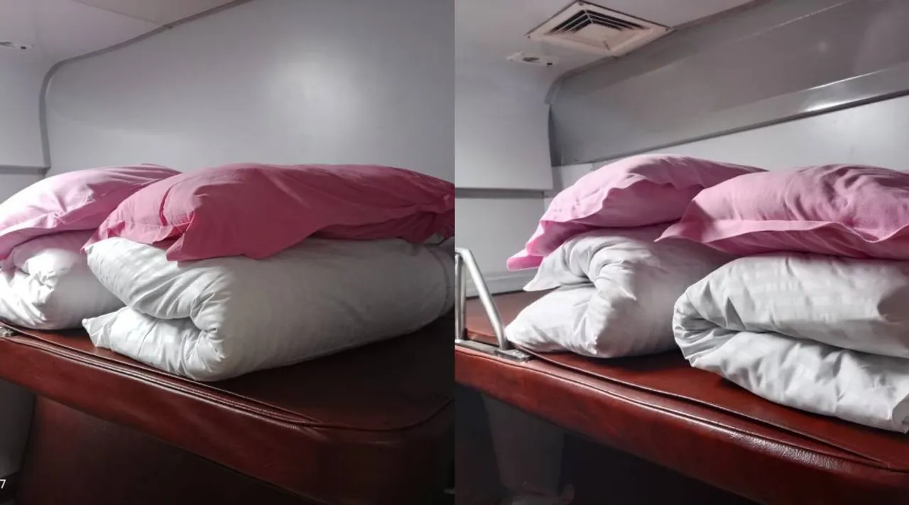 bedsheet train