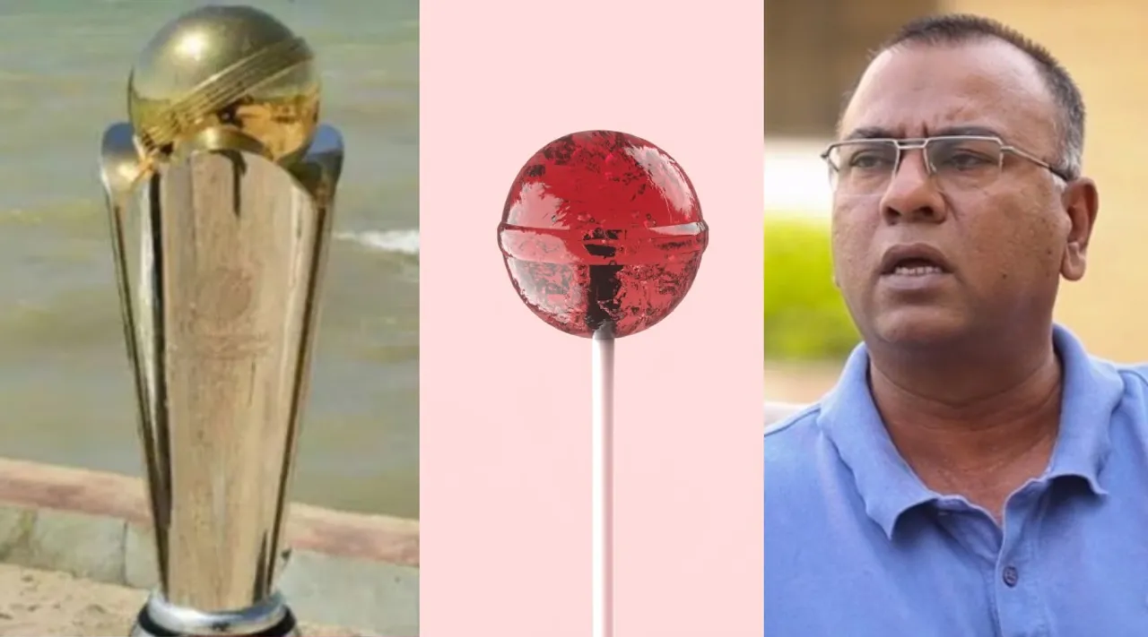  Former Pakistan batsman Basit Ali ICC offering Pakistan lollipop Tamil News