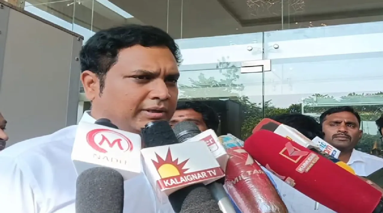 DMK Minister TRB Rajaa about Edappadi K Palaniswami ADMK Madurai press meet Tamil News